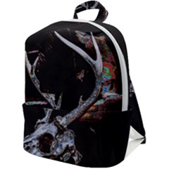 Deer Skull Zip Up Backpack by MonfreyCavalier