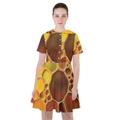Abstract Oil Painting Sailor Dress by Excel