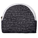 Math-equations-formulas-pattern Horseshoe Style Canvas Pouch View1