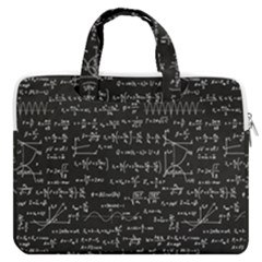 Math-equations-formulas-pattern Macbook Pro 13  Double Pocket Laptop Bag