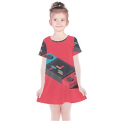 Gaming Console Video Kids  Simple Cotton Dress by Grandong