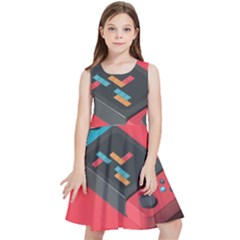 Gaming Console Video Kids  Skater Dress by Grandong