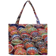 Art Background Bowl Ceramic Color Mini Tote Bag by Proyonanggan