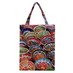 Art Background Bowl Ceramic Color Classic Tote Bag by Proyonanggan