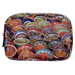 Art Background Bowl Ceramic Color Make Up Pouch (small) by Proyonanggan