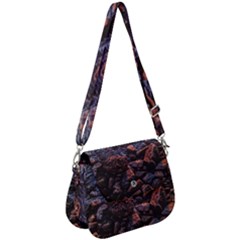 Twilight Treasures: Rocky Beachscape  Saddle Handbag by dflcprintsclothing