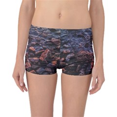 Twilight Treasures: Rocky Beachscape  Boyleg Bikini Bottoms by dflcprintsclothing