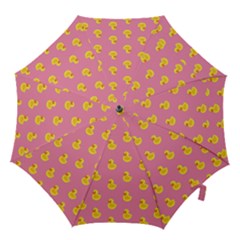 Rubber Duck Pattern Hook Handle Umbrellas (large) by Valentinaart