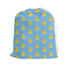 Rubber Duck Pattern Drawstring Pouch (2xl) by Valentinaart