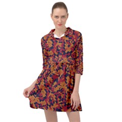 Kaleidoscope Dreams  Mini Skater Shirt Dress by dflcprintsclothing