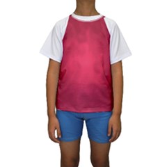 Amaranth Turbulance Cameurut Kids  Short Sleeve Swimwear by imanmulyana