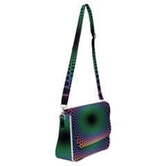 Abstract Patterns Shoulder Bag With Back Zipper by Bangk1t