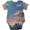 Abstract Art Psychedelic Arts Experimental Baby Short Sleeve Bodysuit View2