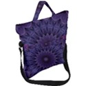 Shape Geometric Symmetrical Symmetry Wallpaper Fold Over Handle Tote Bag View1