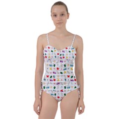 Snail Butterfly Pattern Seamless Sweetheart Tankini Set by Amaryn4rt