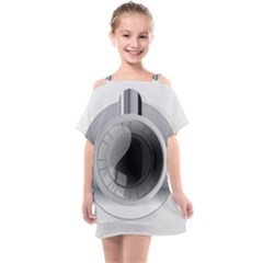 Washing Machines Home Electronic Kids  One Piece Chiffon Dress