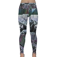 Cyberpunk Drama Lightweight Velour Classic Yoga Leggings by MRNStudios