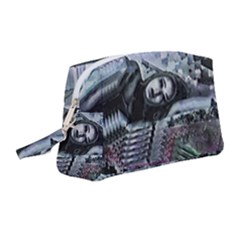 Cyberpunk Drama Wristlet Pouch Bag (medium) by MRNStudios