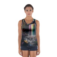 Waterfall Rainbow Sport Tank Top 