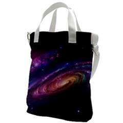 Universe Space Star Rainbow Canvas Messenger Bag