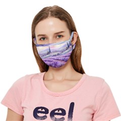 Lavender Flower Tree Crease Cloth Face Mask (adult)