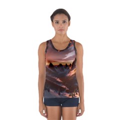 Landscape Mountains Nature Sport Tank Top 