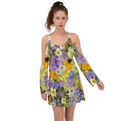 Spring Flowers Boho Dress by artworkshop