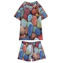 Stones Kids  Swim Tee And Shorts Set