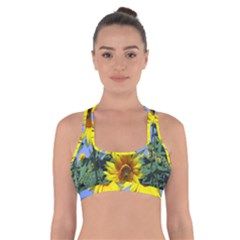 Sunflower Gift Cross Back Sports Bra