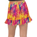 Various Colors Fishtail Mini Chiffon Skirt View2