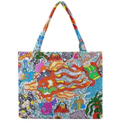 Supersonic Mermaid Chaser Mini Tote Bag by chellerayartisans