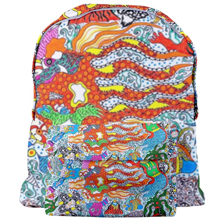 Supersonic Mermaid Chaser Giant Full Print Backpack