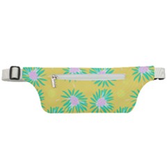 Mazipoodles Bold Daises Yellow Active Waist Bag by Mazipoodles