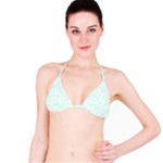 Mazipoodles Bold Daisies Spearmint Classic Bikini Top