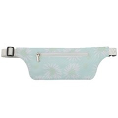 Mazipoodles Bold Daisies Spearmint Active Waist Bag by Mazipoodles