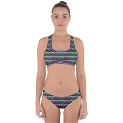 Inspirational Think Big Concept Pattern Cross Back Hipster Bikini Set by dflcprintsclothing