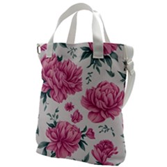 Pattern Flowers Texture Design Canvas Messenger Bag by Grandong