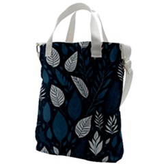 Pattern Flower Texture Canvas Messenger Bag by Grandong