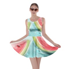 Watermelon Fruit Juicy Summer Heat Skater Dress by uniart180623