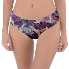 Textile-fabric-cloth-pattern Reversible Classic Bikini Bottoms