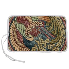 Wings-feathers-cubism-mosaic Pen Storage Case (s) by Bedest