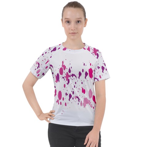 Blot-01  Women s Sport Raglan T-shirt by nateshop