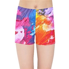 Colorful-100 Kids  Sports Shorts by nateshop