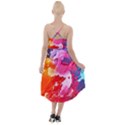 Colorful-100 High-Low Halter Chiffon Dress  View2