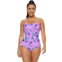 Violet-02 Retro Full Coverage Swimsuit by nateshop