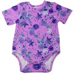 Violet-02 Baby Short Sleeve Bodysuit by nateshop