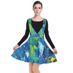 Painting-01 Plunge Pinafore Dress by nateshop