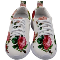 Roses-white Kids Athletic Shoes by nateshop