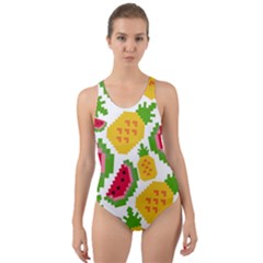 Watermelon -12 Cut-out Back One Piece Swimsuit by nateshop