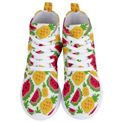 Watermelon -12 Women s Lightweight High Top Sneakers by nateshop